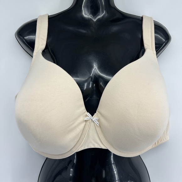Cacique Other - Cacique 46DD Lightly Line Full Coverage Beige Padded Bra